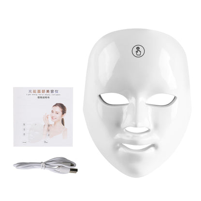 Touch Screen Seven-color Light Mask LED Skin Rejuvenation