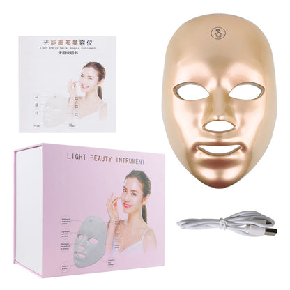 Touch Screen Seven-color Light Mask LED Skin Rejuvenation