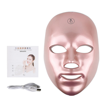 Touch Screen Seven-color Light Mask LED Skin Rejuvenation